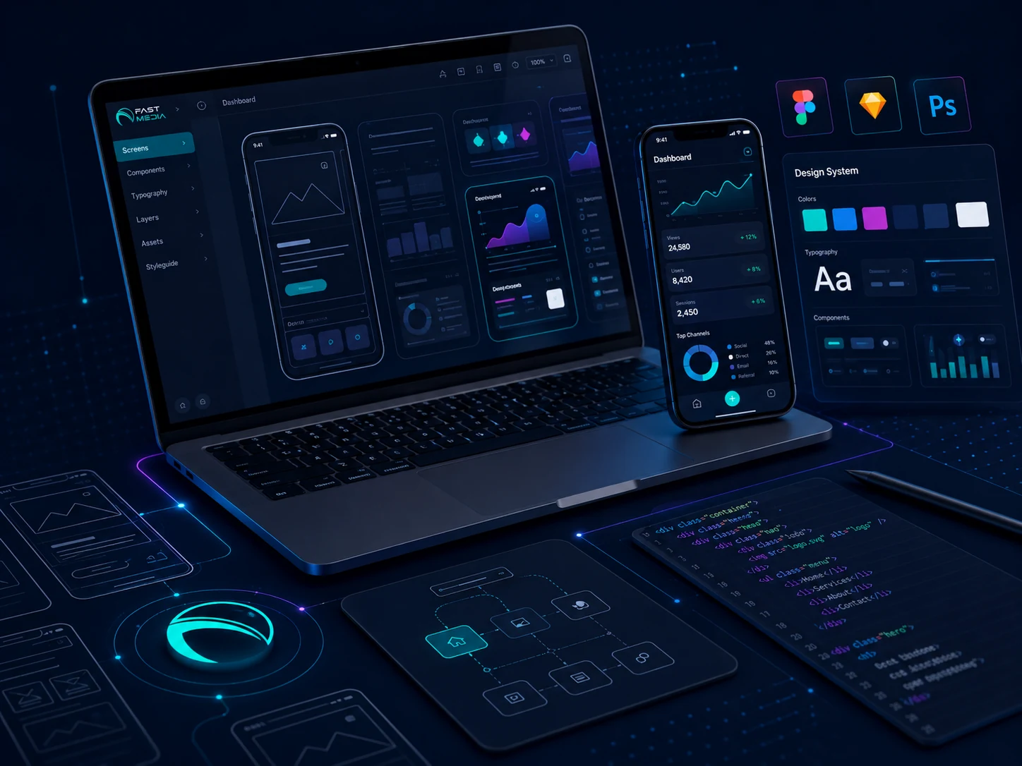 Fast Media web and application design